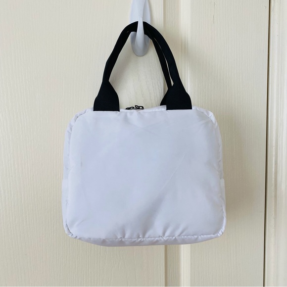 Brand New Chanel White Puffy Top Handles Beauty Makeup Cosmetic Bag - Picture 7 of 14